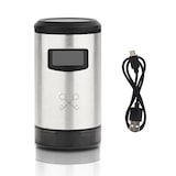 thumbnail of Les Petits Champs automatische wijnpomp WOM820 / wijnconservering / drukdetectie / LCD-display / BPA-vrij / roestvrij staal / USB-kabel