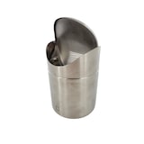 thumbnail of METRO PROFESSIONAL Papelera de sobre mesa, acero inoxidable, Ø 12 x 16,8 cm, 1340 ml, redonda, con tapa, apilable