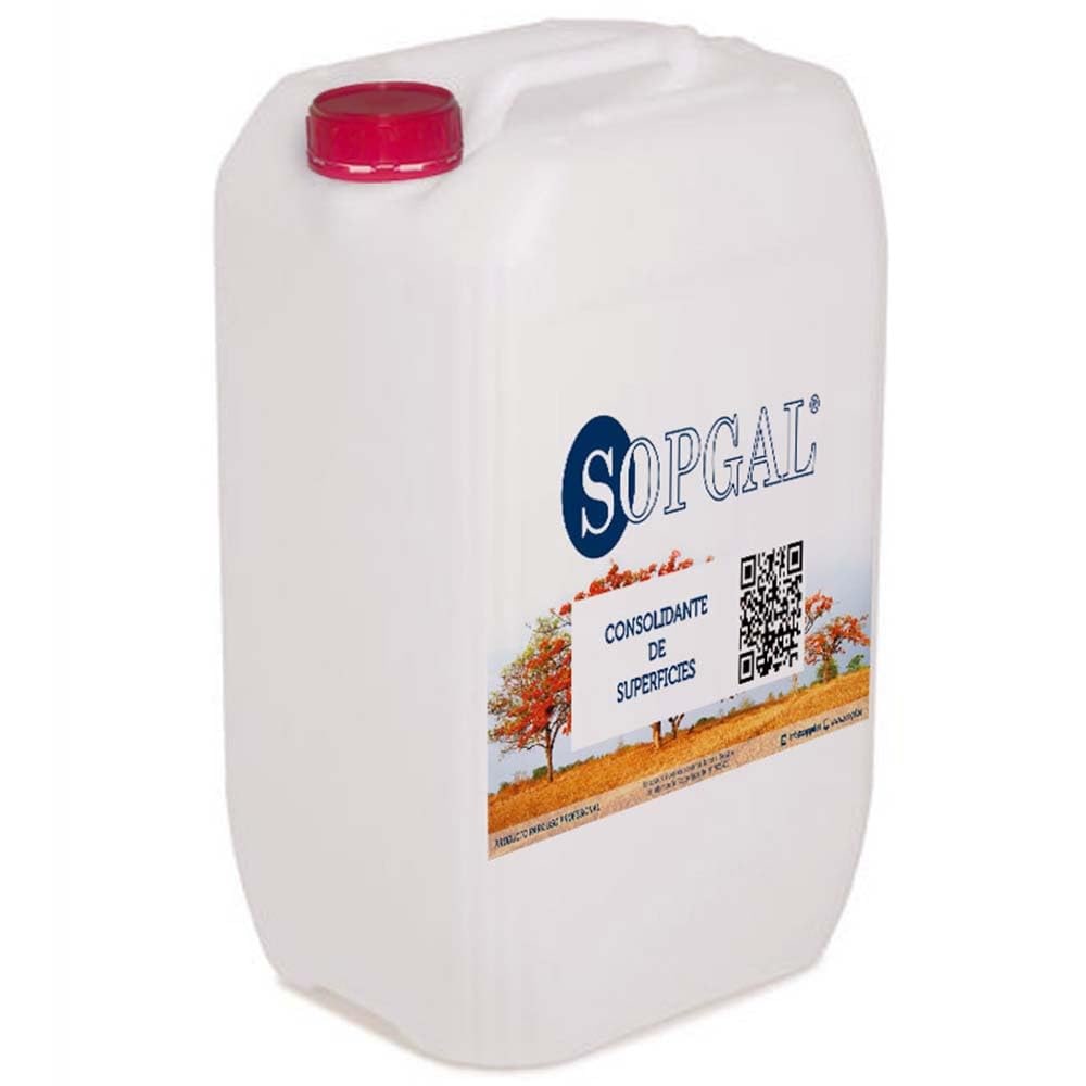 Consolidateur de surface (5 L) - Compacte et durcit le mortier, la pierre et la brique. Empêche la poussière et les gravillons de tomber.