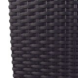 thumbnail of Polyrattan Pflanztopf mit Einsatz 50,5cm anthrazit Blumentopf Pflanztopf Kübel Anthrazit 50,5