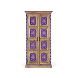 thumbnail of Armario de madera de mango pintado a mano