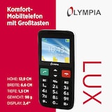 thumbnail of Senioren-Handy LUX – Komfort-Mobiltelefon mit Großtasten, SOS-Notruftaste & Ladeschale, Schwarz