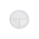 thumbnail of Commerline 800 Stück 3-geteilt Mehrwegteller Plastikteller Kunststoffteller