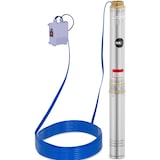 thumbnail of MSW Brunnenpumpe - 95 mm / 3,75'' - 10 800 l/h - 1100 W - 50 m Kabel / 51 m Förderhöhe - Edelstahl