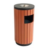 thumbnail of 2 x 29 L houten buitenbakken en asbak