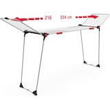 thumbnail of Estendal de secagem Dobrável Rack suspenso 30m com asas 304 x 56 x 128 cm Tubos antirrugas VILEDA