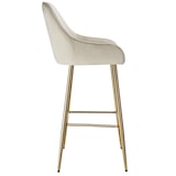 thumbnail of tectake Sgabello da bar Avane con schienale, imbottito, effetto velluto - Set di 4 - 405880