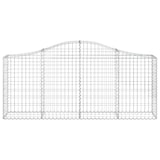 thumbnail of vidaXL Gabionen mit Hochbogen 4 Stk. 200x30x80/100 cm Verzinktes Eisen