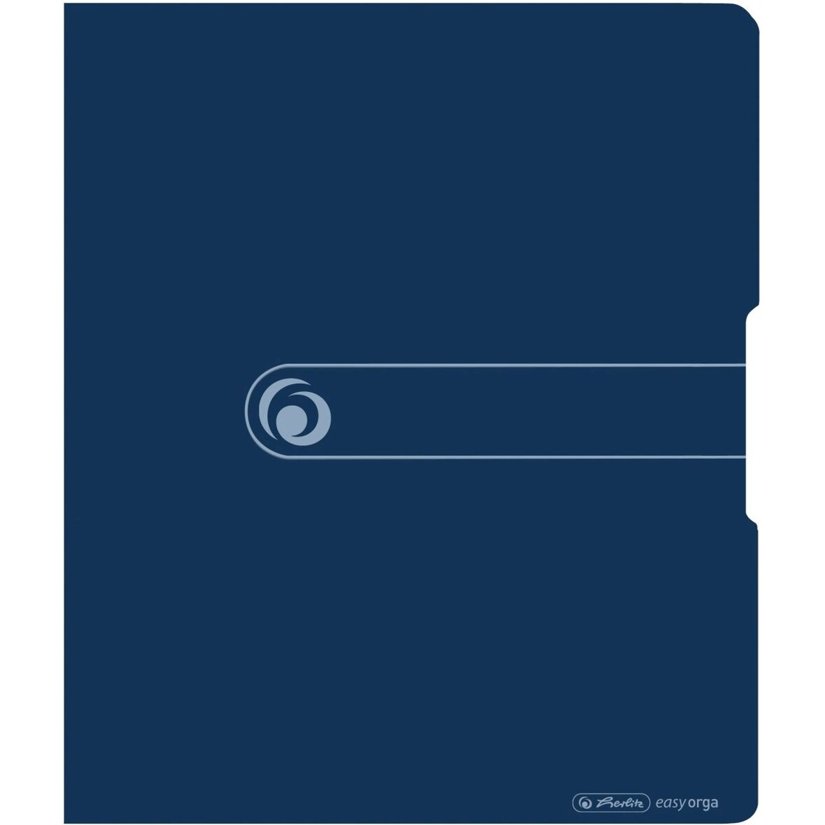 Ringbuch Recycling PP A4 2 Ringe 25mm dunkelblau to go Packung mit 10 Stück