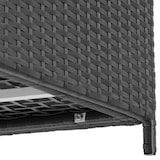 thumbnail of Auflagenbox Kuusamo mit Aluminiumgestell und Rollen 297l, 117x54x64cm