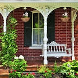 thumbnail of Relaxdays Blumenampel 3er Set, Metallkorb & Kokoseinlage, H x D: 48 x 31 cm, Hängepflanzen, innen & außen, braun/schwarz