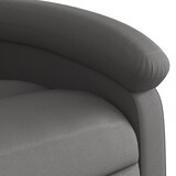thumbnail of vidaXL Massagesessel Relaxsessel Echtleder Grau