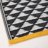 thumbnail of Tapis d'extérieur polypropylène noir 230x160 cm