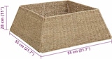 thumbnail of vidaXL Weihnachtsbaumkragen Braun 70 x 70 x 28 cm das Seegras
