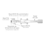 thumbnail of Grifo Pedal 1 Agua para Cocina Profesional - PD-180