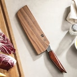 thumbnail of XinZuo - Damascus nakiri mes 18cm - X03 Xing Series - Mauro Uliassi (3-sterren Michelin chef)