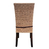 thumbnail of Esszimmer Stühle Set 6 Stück Rattanstühle Wintergarten Korbstühle Cardine cabana : mit Sitzkissen