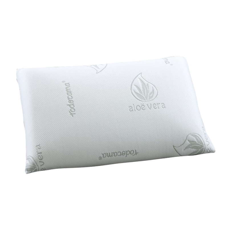 TODOCAMA Almohada Viscoelástica de Viaje Firmeza Media-Alta (42x23x12 cm)