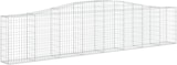 thumbnail of vidaXL Gabionen mit Hochbogen 10 Stk. 400x30x80/100cm Verzinktes Eisen