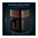 thumbnail of Friteuse A Air Chaud Sans Huile - Md 11780 - Température Jusqu'a 230 °c - 10 Programmes - 5 L - 1500 Watt