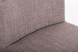 thumbnail of Barhocker COBAS - Stoff Grau 42x48x104 cm | Barstuhl Mit Lehne Tresenhocker Tresenstuhl Kneipenhocker Kneipenstuhl