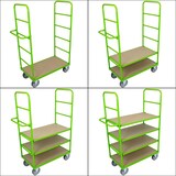 thumbnail of Etagenwagen 180x144x63 cm 600 kg 5 Ebenen Kommissionierwagen Transportwagen