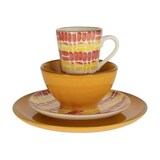 thumbnail of CreaTable Marbella Orange Kombiservice 16-tlg Steingut