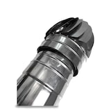 thumbnail of CAEXVEN Sombrerete Aspirador Giratorio 250 mm de diámetro en Acero Inoxidable - Serie Lisa y Helicoidal