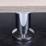 thumbnail of 8 Möbelfüße Sofafuß Möbelbeine CHROM GLANZ Höhe 10 cm 38 mm belastbar bis 250 KG Sofa Bett Schrank