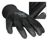 thumbnail of ECD Germany 1 Paar Arbeitshandschuhe PU-Beschichtet Größe 10-XL Schwarz Atmungsaktiv Rutschfest Robust Montagehandschuhe