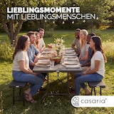 thumbnail of Casaria Bierzeltgarnitur 180 cm Klappbar 1x Campingtisch 2x Campingbank 3 tlg Festzeltgarnitur