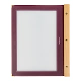 thumbnail of Securit® Menukaart A4 "Wood" - Bordeaux - 4 zijden