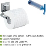 thumbnail of WENKO Vacuum-Loc® Edelstahl Toilettenpapierhalter Mod. Quadro, Befestigen ohne bohren