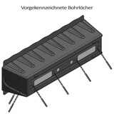 thumbnail of Europaletten Blumenkasten Rot Pflanzkasten zum An- & Einhängen Blumentopf  Rot