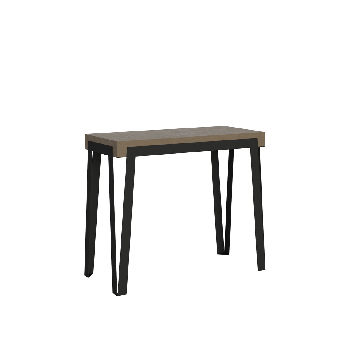 Itamoby Consolle allungabile 90x40/196 cm Rio Small Tortora telaio Antracite