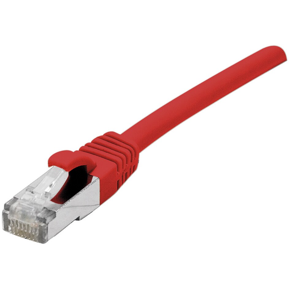 GENERIQUE cordon RJ45 catégorie 6 F/UTP LSOH snagless rouge - 2 m