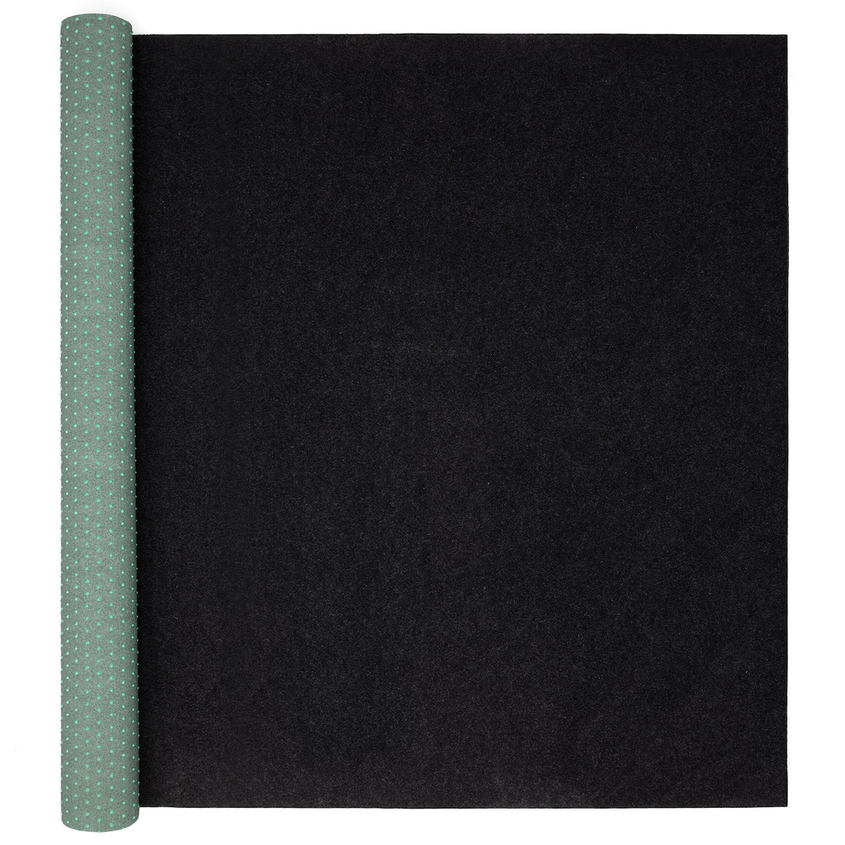 Midori Rasenteppich 133 x 900 cm Schwarz mit Noppen Kunstrasen Teppich Balkon Terrasse Outdoor