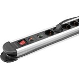 thumbnail of Sygonix SY-4755860 Überspannungsschutz-Steckdosenleiste Silber, Schwarz Schutzkontakt 1 St.