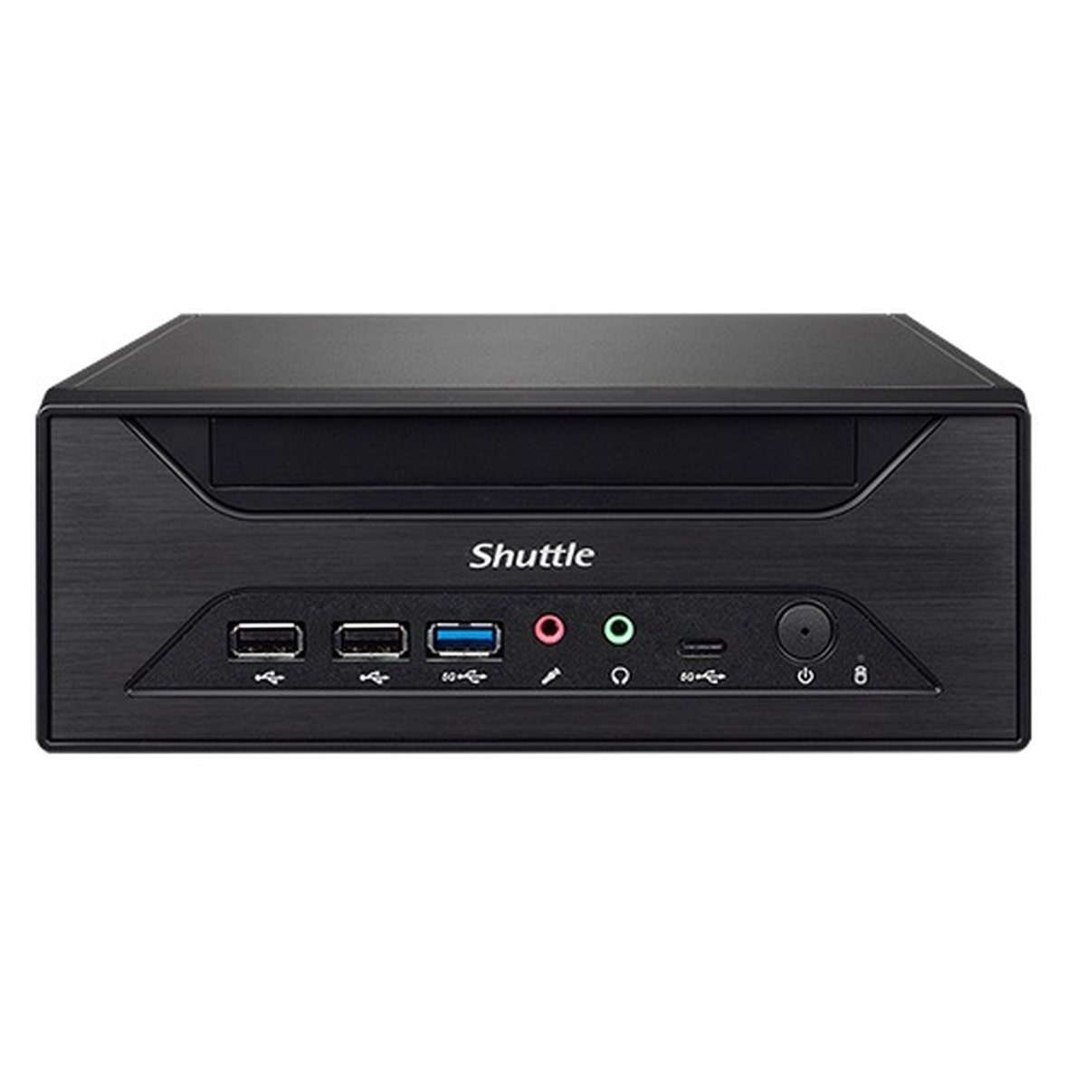 SHUTTLE Barebone XPC slim XH610 LGA1200 2xSODIMM DDR4 2xM.2 3xSATA 1xHDMI 1xDP 1xVGA Black