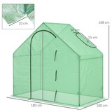 thumbnail of Outsunny - Gewächshaus - 180L x 100B x 168H cm - grün