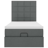 thumbnail of vidaXL Ottoman-Bett mit Matratze & LEDs Dunkelgrau 100x200 cm Stoff