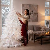 thumbnail of Weißer Weihnachtsbaum 180 cm künstlicher Tannenbaum 600 Zweigen