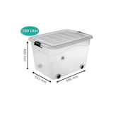 thumbnail of Set Aufbewahrungsboxen 20 ltr. + 40 ltr. + 60 ltr. + 100 ltr. - 1 Stück