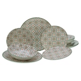 thumbnail of CreaTable Rumi bunt Tellerset 12-tlg Steingut