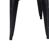 thumbnail of Lot de 4 tabourets en métal noir mat style industriel - Hauteur 46 cm