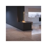 thumbnail of INSERT -Eingebauter Bioethanolbrenner/Einsatz mit 2 Gläsern 60 cm – Linearer Brenner 45 cm / 1 l Fassungsvermögen / Fassungsvermögen 1 l