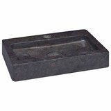thumbnail of vidaXL Wandwaschbecken Schwarz 38x24x6,5 cm Marmor