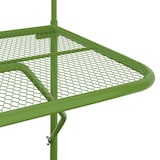 thumbnail of Mesa de balcón acero verde 60x40 cm