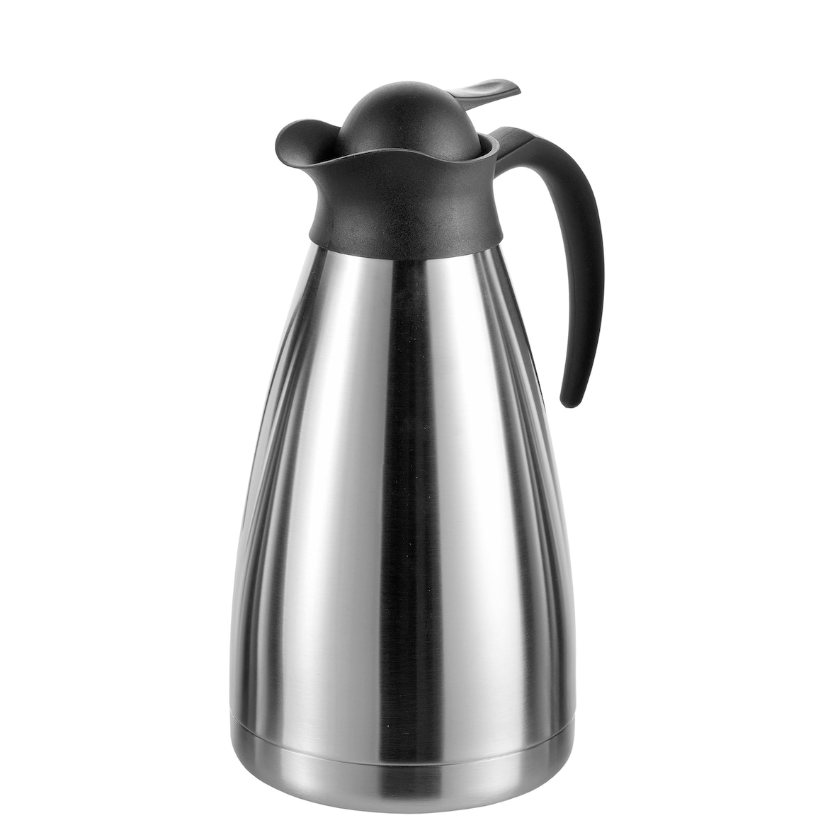 Isolierkanne THERMOART, Inhalt: 1,5 Liter, Höhe: 280 mm, Einhandbedienung, doppelwandiger, mattierter Edelstahl,