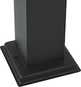 thumbnail of vidaXL Pollerleuchte mit Auslass 80 cm Schwarz IP44